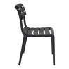 Compamia Helen Resin Outdoor Chair In Black - Side