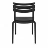 Compamia Helen Resin Outdoor Chair In Black - Back View - Compamia Helen Resin Outdoor Chair In Black - Back View