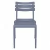 Compamia Helen Resin Outdoor Chair In Dark Gray - Front - Compamia Helen Resin Outdoor Chair In Dark Gray - Front