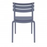Compamia Helen Resin Outdoor Chair In Dark Gray - Back