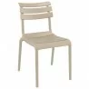Compamia Helen Resin Outdoor Chair In Taupe - Angled - Compamia Helen Resin Outdoor Chair In Taupe - Angled