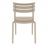 Compamia Helen Resin Outdoor Chair In Taupe - Back