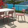 Compamia Helen Resin Outdoor Chair In Marsala - Lifestyle 4 - Compamia Helen Resin Outdoor Chair In Marsala - Lifestyle 4
