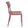 Compamia Helen Resin Outdoor Chair In Marsala - Side
