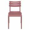 Compamia Helen Resin Outdoor Chair In Marsala - Front - Compamia Helen Resin Outdoor Chair In Marsala - Front