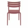 Compamia Helen Resin Outdoor Chair In Marsala - Back - Compamia Helen Resin Outdoor Chair In Marsala - Back