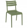 Compamia Helen Resin Outdoor Chair In Olive Green - Angled