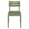 Compamia Helen Resin Outdoor Chair In Olive Green - Front - Compamia Helen Resin Outdoor Chair In Olive Green - Front