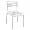 Compamia Helen Resin Outdoor Chair In White - Angled