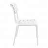 Compamia Helen Resin Outdoor Chair In White - Side