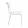 Compamia Helen Resin Outdoor Chair In White - Side - Compamia Helen Resin Outdoor Chair In White - Side