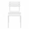 Compamia Helen Resin Outdoor Chair In White - Front - Compamia Helen Resin Outdoor Chair In White - Front