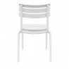 Compamia Helen Resin Outdoor Chair In White - Back View - Compamia Helen Resin Outdoor Chair In White - Back View