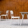 Compamia Helen Resin Outdoor Chair In White - Lifestyle 5