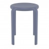 Compamia Tom Resin Dining Stool in Dark Gray - Side