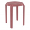 Compamia Tom Resin Dining Stool in Marsala - Angled