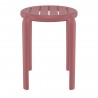 Compamia Tom Resin Dining Stool in Marsala - Side