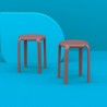 Compamia Tom Resin Dining Stool in Marsala - Lifestyle