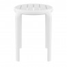 Compamia Tom Resin Dining Stool in White - Front