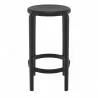 Compamia Tom Resin Counter Stool in Black - Side - Compamia Tom Resin Counter Stool in Black - Side