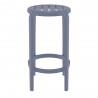 Compamia Tom Resin Counter Stool in Dark Gray - Front