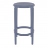 Compamia Tom Resin Counter Stool in Dark Gray - Side