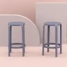 Compamia Tom Resin Counter Stool in Dark Gray - Lifestyle - Compamia Tom Resin Counter Stool in Dark Gray - Lifestyle