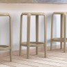 Compamia Tom Resin Counter Stool in Taupe - Lifestyle 2