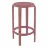 Compamia Tom Resin Counter Stool in Marsala - Angled - Compamia Tom Resin Counter Stool in Marsala - Angled