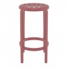 Compamia Tom Resin Counter Stool in Marsala - Side