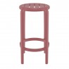 Compamia Tom Resin Counter Stool in Marsala - Side