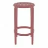 Compamia Tom Resin Counter Stool in Marsala - Side - Compamia Tom Resin Counter Stool in Marsala - Side