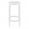 Compamia Tom Resin Counter Stool in White - Front