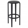 Compamia Tom Resin Bar Stool in Black - Angled