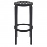 Compamia Tom Resin Bar Stool in Black - Front