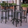 Compamia Tom Resin Bar Stool in Black - Lifestyle 2