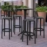Compamia Tom Resin Bar Stool in Black - Lifestyle 2 - Compamia Tom Resin Bar Stool in Black - Lifestyle 2