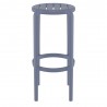 Compamia Tom Resin Bar Stool in Dark Gray - Front