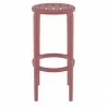 Compamia Tom Resin Bar Stool in Marsala - Side - Compamia Tom Resin Bar Stool in Marsala - Side