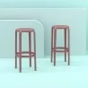 Compamia Tom Resin Bar Stool in Marsala - Lifestyle - Compamia Tom Resin Bar Stool in Marsala - Lifestyle