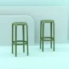 Compamia Tom Resin Bar Stool in Olive Green - Liefstyle - Compamia Tom Resin Bar Stool in Olive Green - Liefstyle