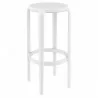 Compamia Tom Resin Bar Stool in Olive White - Angled - Compamia Tom Resin Bar Stool in Olive White - Angled