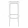 Compamia Tom Resin Bar Stool in Olive White - Front - Compamia Tom Resin Bar Stool in Olive White - Front