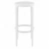 Compamia Tom Resin Bar Stool in Olive White - Side - Compamia Tom Resin Bar Stool in Olive White - Side