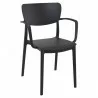 Lisa Round Dining Chair - Black - Lisa Round Dining Chair - Black