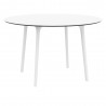 Lisa Round 47 inch White Table