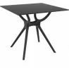 Air Square Table 31 inch - Black - Angled - Air Square Table 31 inch - Black - Angled