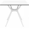 Air Square Table 31 inch - White - Side - Air Square Table 31 inch - White - Side