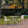 Compamia Maya Dining Set with 2 Chairs White - Lifestyle