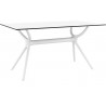 Air Rectangle Table 55 inch - White - Angled